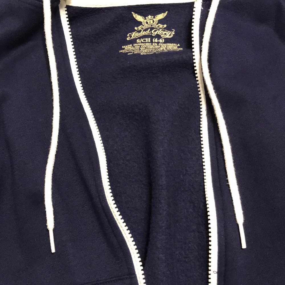 Blue Zip Up Jacket - Picture 4 of 6